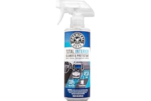 Chemical Guys Total Interior Cleaner & Protectant Interior Cleaner, Cleans & Protects Leather, Vinyl, Plastic, Rubber, Glass with a Streak-Free Finish — Cars, Trucks, SUVs, RVs, 16 oz