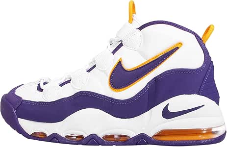 Amazon.com: Nike Men's Air Max Uptempo, White/Court Purple-White-White, 6 M US: Everything Else