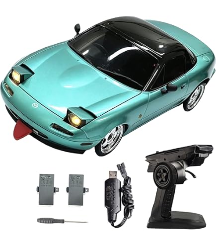 Amazon.com: Moonzeamus LD1804 RC Drift Car 1:18 Scale Mini MX-5