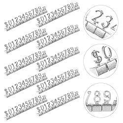 Totority 10pcs Metal Tag Jewelry Tags Tags Stand