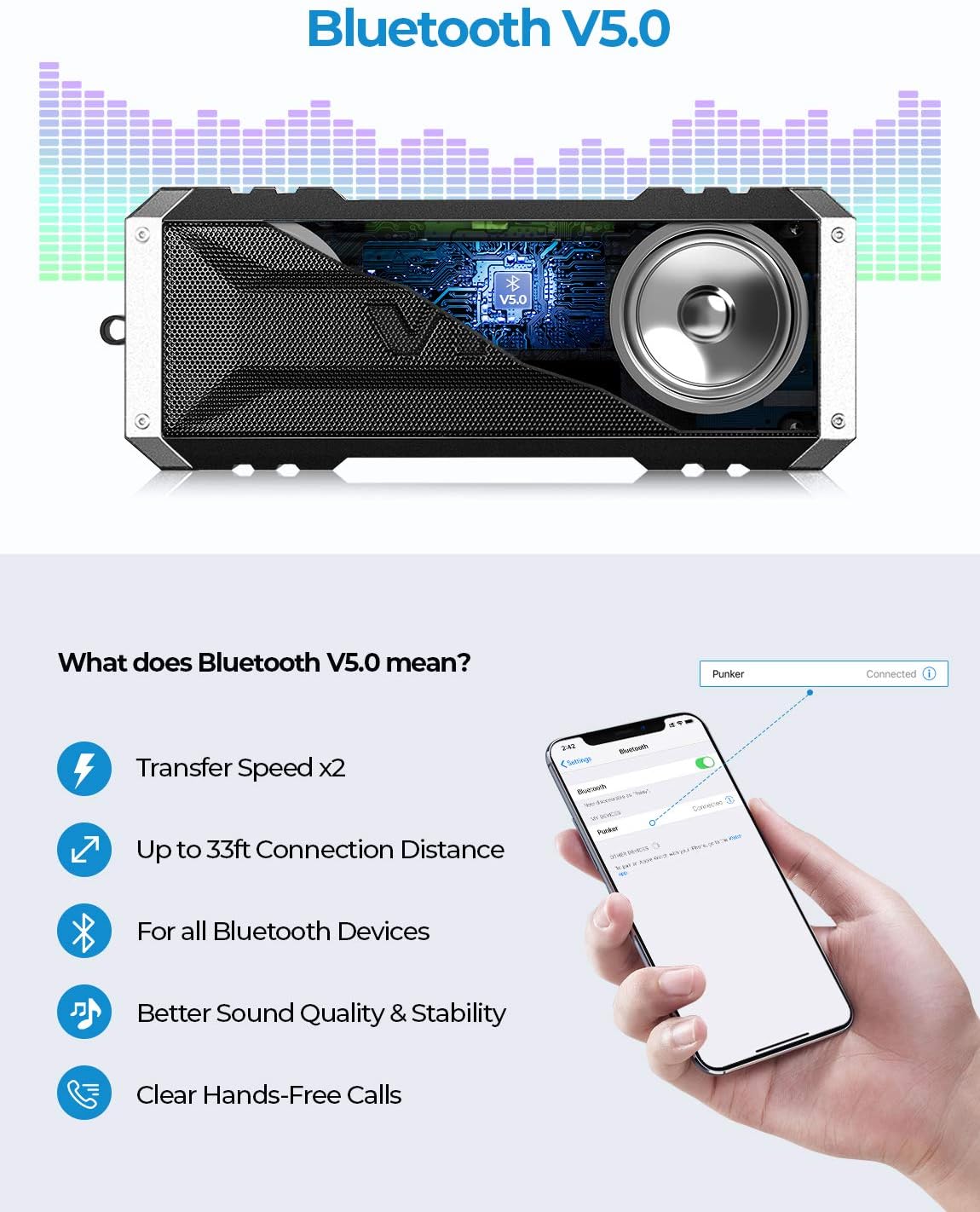 vtin 20w outdoor bluetooth speaker