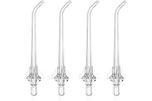 FUNSEE Replacement Head for AquaSonic Aqua Flosser, Water Flosser Replacement Tips Oral Irrigator Jet Tips,Only Compatible AquaSonic Aqua Water Flosser(4 Classic Jet Tips)