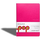Zequenz Pop Series B6 Medium with Bubble Gum Cover and Ruled Premium Paper | Soft Bound 5in x 7in 60 sheets/120 80gsm pages Writing Jouranl