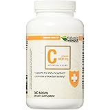 Nature's Wonder Vitamin C 1000mg RH Tablets, 300 Count