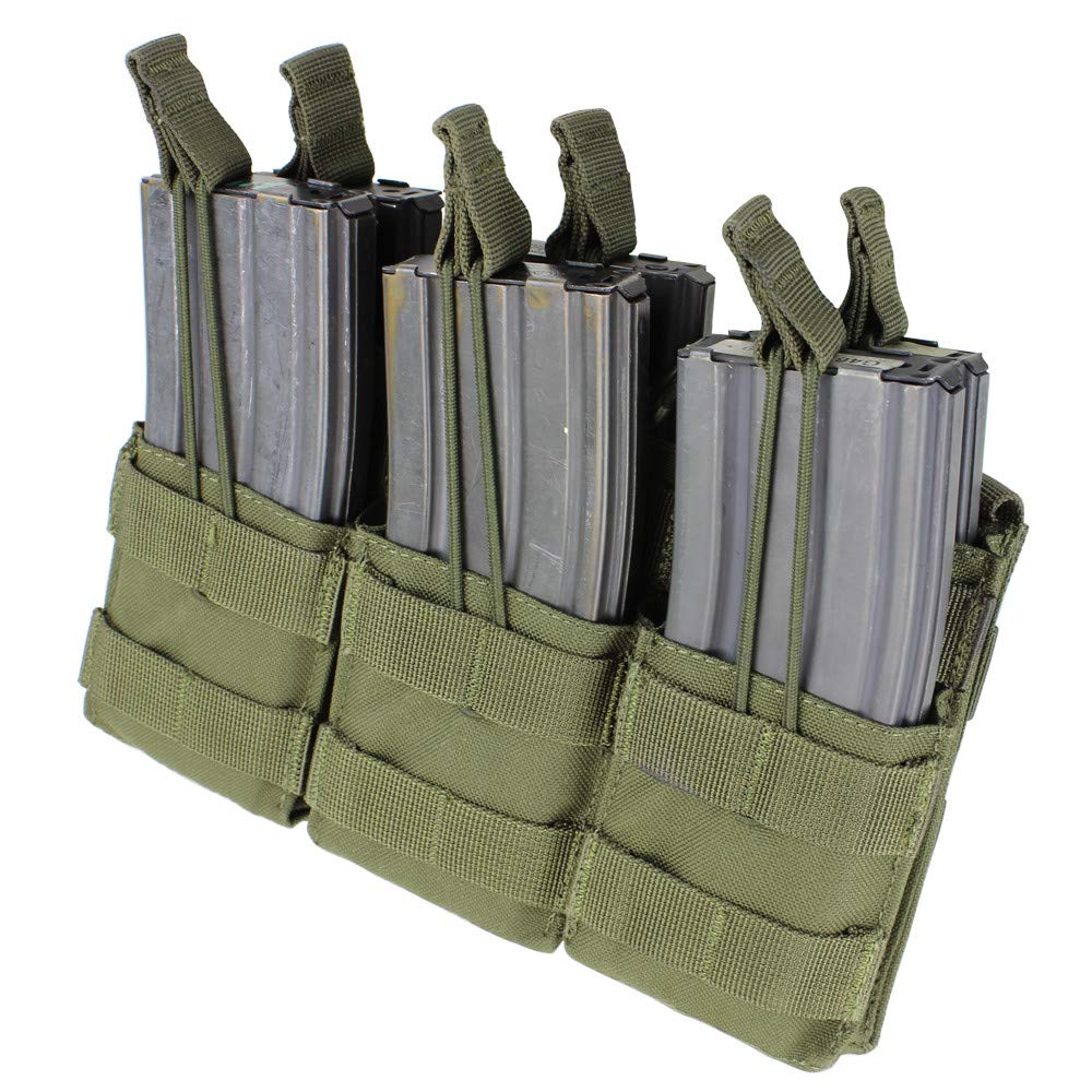 Condor Triple Stacker Open Top M4 Magazine Pocket, Olive