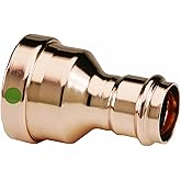 Viega 20700 ProPress Zero Lead Copper XL-C Reducer with 2-1/2-Inch by 2-Inch P x P