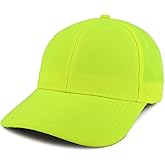Armycrew Lightweight High Visibility Neon Color Safety Baseball Cap