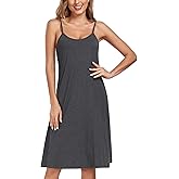 BestWendding Women's Full Slip Dresses Sexy Sleeveless Nightgowns Adjustable Spaghetti Straps Cami Under Dress
