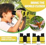 Zinbo Kids Binoculars Set with Magnifying Glass Compass Yellow view 2