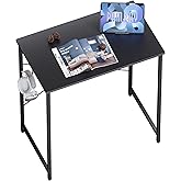 Pamray 23 Inch Computer Desk for Small Spaces, Home Office Work Desk with Headphone Hook, Small Office Desk Study Writing Table