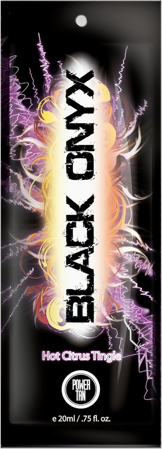 Power Tan Black Onyx Sunbed Tanning Accelerator 20ml Tube, Fast Dark Tan Lotion with Aloe Vera, Vitamin E, Chamomile