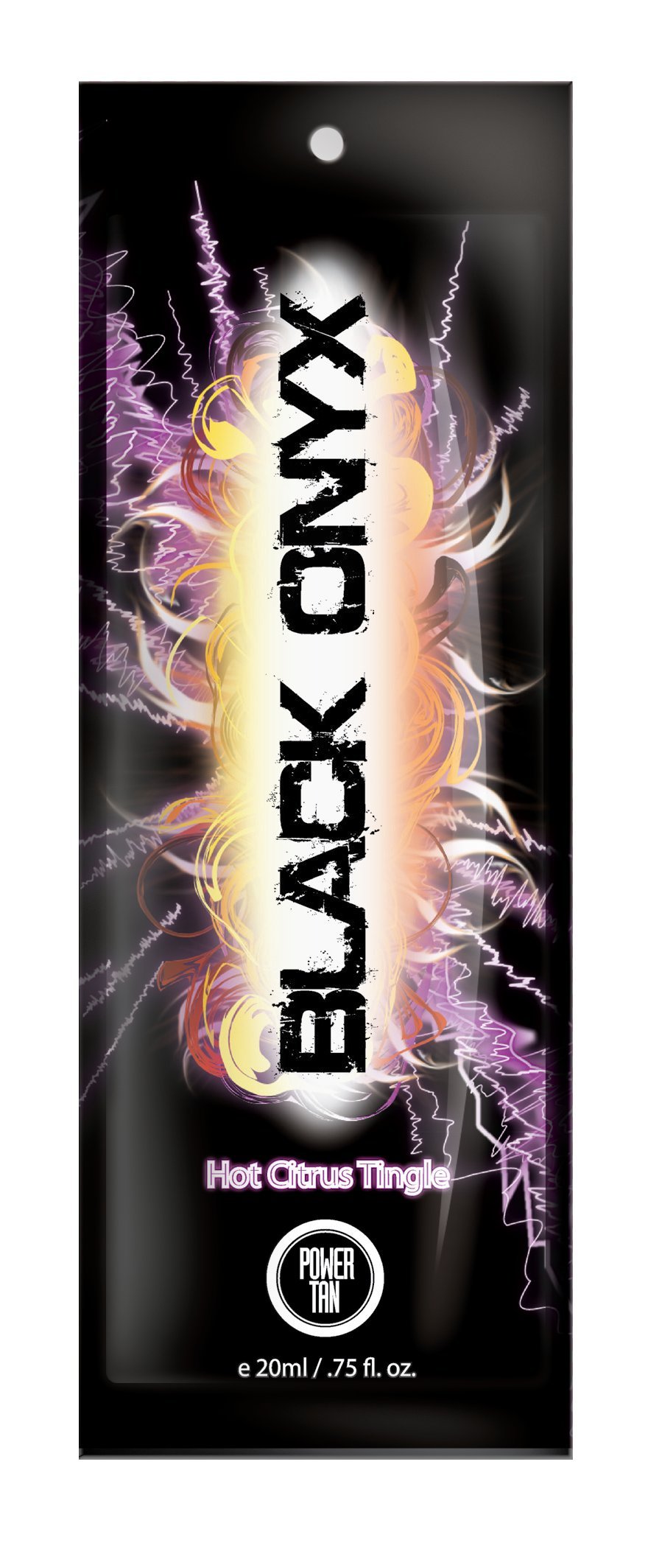 Power Tan Black Onyx Sunbed Tanning Accelerator 20ml Tube – Fast Dark Tan Lotion with Aloe Vera, Vitamin E, Chamomile, Tingle Complex & Hydrating Citrus Scent