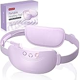 Comfytemp Portable Belly&Back Heating Pad for Period Cramps, FSA Eligible HSA Menstrual Cordless Abdominal Massager Wearable Rechargeable, 3 Heat 3 Vibration 2 Intensity, Valentines Day for Women Girl