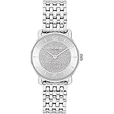 COACH Elliot Women's 2H Quartz Watch - Stainless Steel Bracelet - Water Resistant up to 3ATM/30 Meters - Premium Fashion - Classic, Minimalist Design for Everyday Wear - Gift for Her - 28mm