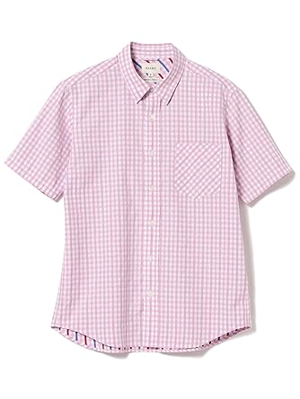 Amazon ビームス Beams 半袖 シャツ ギンガムチェック ショート