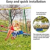 Dripex Nest Swing Children's Tree Swing Seat 100cm Oxford Blue 150 kg view 6