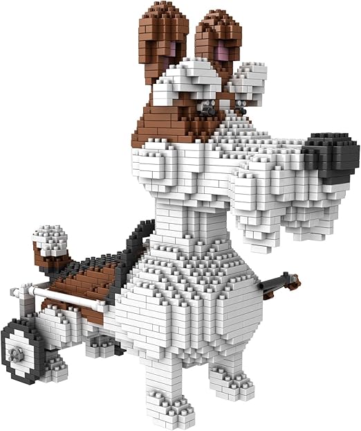 Amazon Co Jp 動物のビルディングブロック犬モデルナノマイクロブロック3dパズルdiyおもちゃレンガのおもちゃ子供のためのギフト大人 C ホーム キッチン