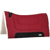Classic Equine Performance Trainer Saddle Pad, Felt Top, Maroon