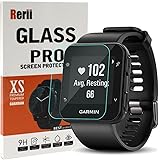 Garmin Forerunner 35 Screen Protector, Rerii Tempered Glass Screen Protector for Garmin Forerunner 35, High Definition, 9H Hardness, 0.3mm Thickness, Real Glass Screen Protector