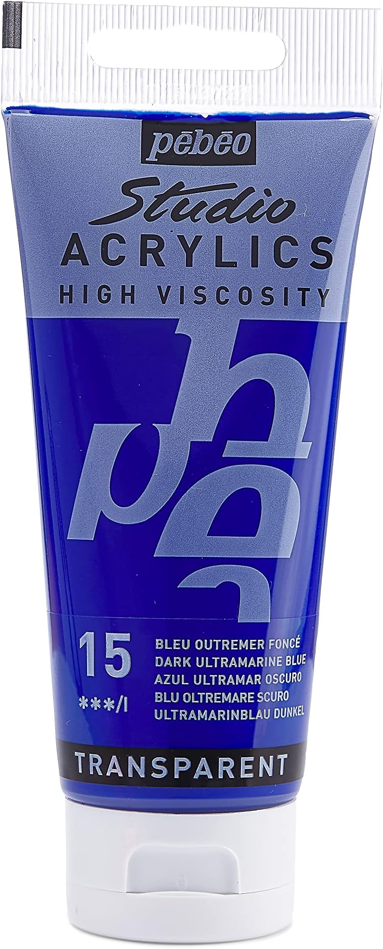 Pebeo Studio Acrylic Paint 100 ml Dark Ultramarine Blue 831-015