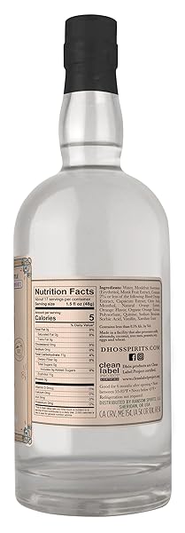 DHOS ORANGE – NON-ALCOHOLIC LIQUOR WITH ORANGE, TANGERINE, SWEET VANILLA & SPICE – NON-ALCOHOLIC SPIRIT TO MIX DELICIOUS MARGARITAS & MOCKTAILS – KETO-FRIENDLY, ZERO SUGAR, ZERO PROOF – 750 ML