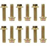 12 Pcs 551652 Bell Housing Bolts Set Kit | Compatible with LS/LT Engine Transmission 4L60e T56 LS1 Also fits 4L80e LS1 LS2 LS3 LS6 LQ4 LQ9 L33 LR4 L82 L83