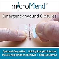microMend Emergency Wound Closures Surgical Quality Laceration Repair Without Stitches - Think Ahead - Be Prepared - Add…