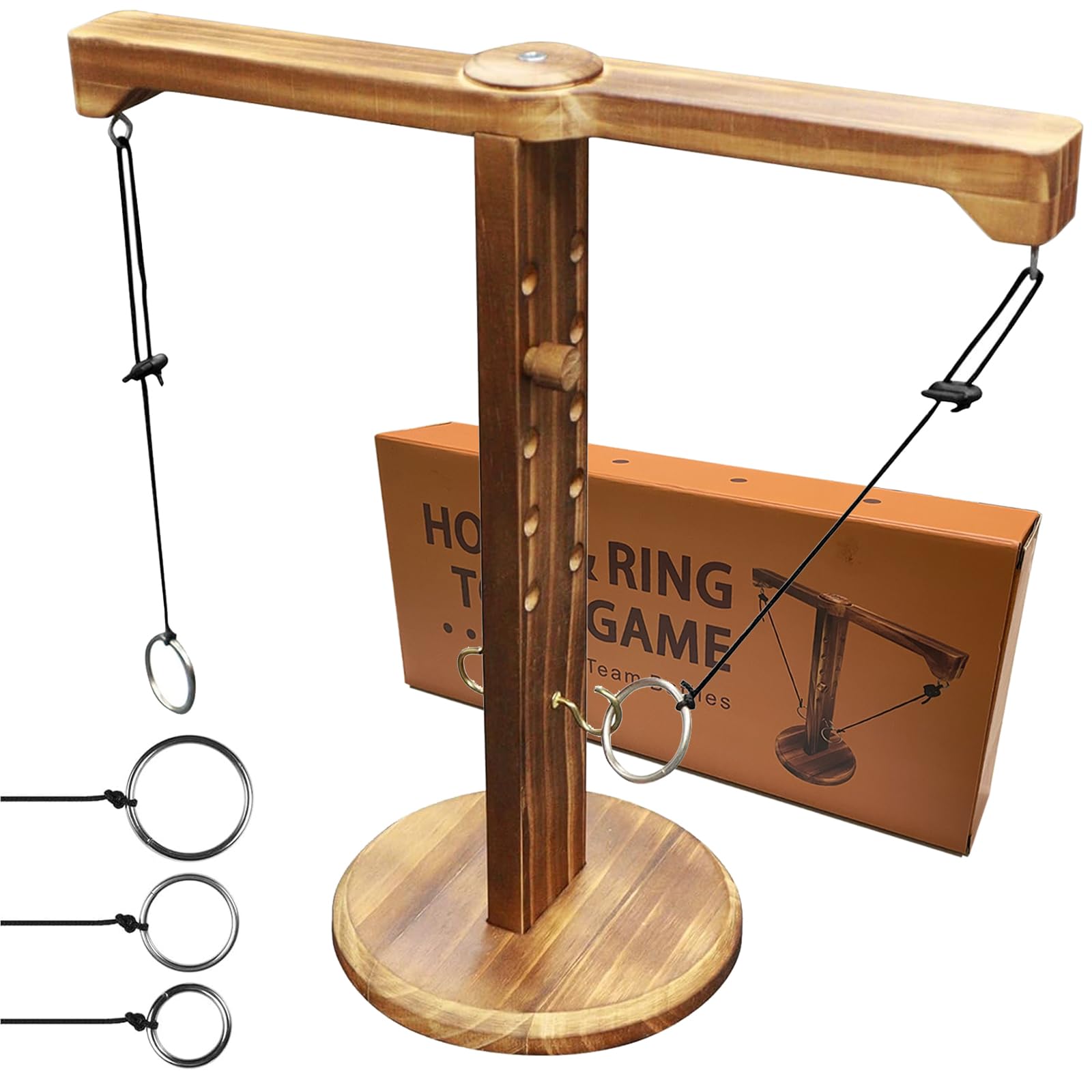 Photo 1 of **MISSING PARTS***Ring Toss Game for Adults, Hook and Ring Game for Bars and Home Party, Indoor Game Outdoor Games, Tabletop Hook Games, Throwing Games, Backyard Game, Patio Decor