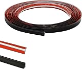 Zayejod Black PVC Quadrant Trim 3m 12mm x 6mm Self Adhesive Beading view 1