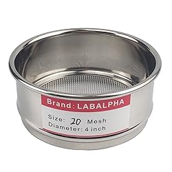 LABALPHA 20 Mesh Lab Sieves, Test Sieve #20