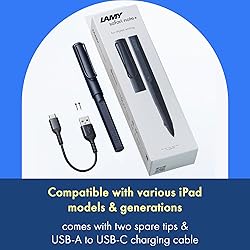 LAMY Safari Note+ Steel Black iPad Pen - Stylus Pen
