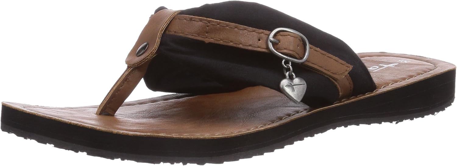 Tamaris 27199, Tongs pour Femme Multicolore Mehrfarbig (Black