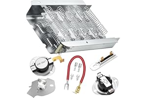 Upgraded 279838-Dryer-Heating-Element-W10724237 fit for Whirlpool Kenmore 70 80 Series Cabrio Roper Maytag Amana Admiral Roper Dryer Heating Element Dryer by AMI PARTS