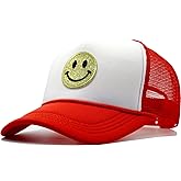 YEANIY Foam Snapback Mesh Trucker Hat Adjustable Breathable Baseball Cap for Men Women