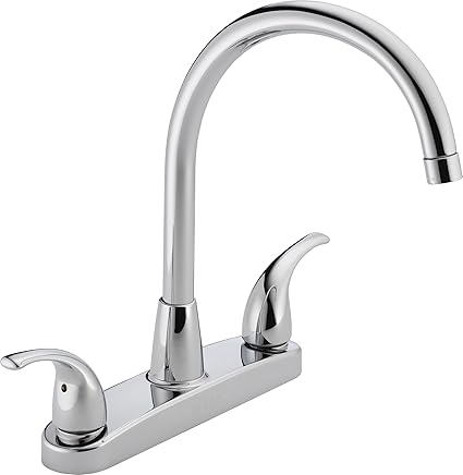 Peerless Tunbridge 2 Handle Kitchen Sink Faucet Chrome P299568lf