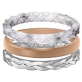 Egnaro Women’s Engagement Rings, Silicone Thin
