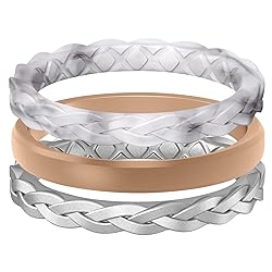 Egnaro Women’s Engagement Rings, Silicone Thin