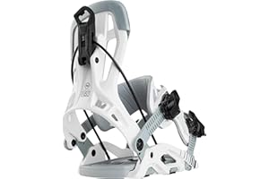 Nidecker Flow Fuse Snowboard Bindings – Speed-Entry Fusion PowerStrap & Glass-Filled Nylon Baseplate