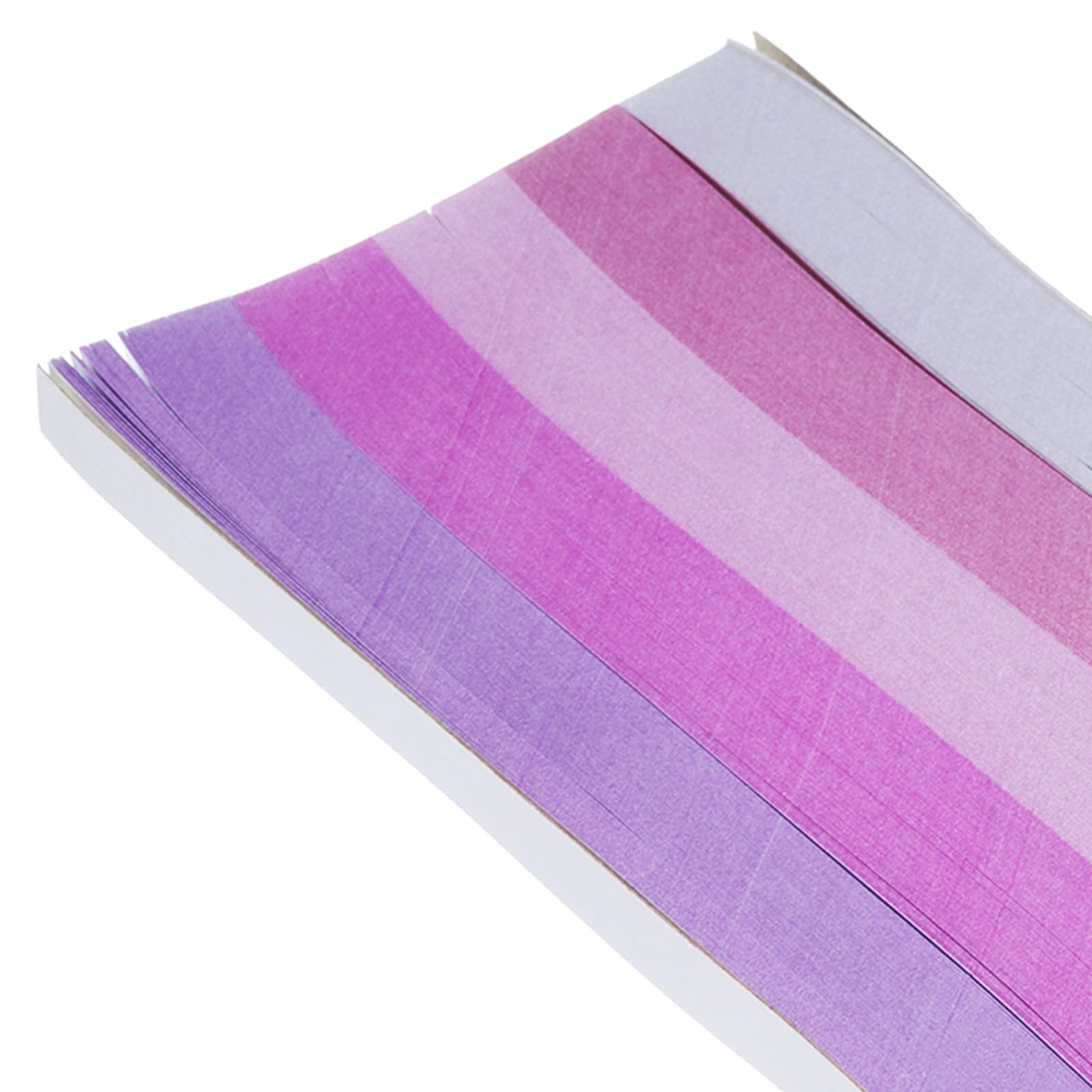 PATIKIL 520 Sheets Origami Star Paper Strips, 5 Gradient Purple Blue and White Single-Sided Star Paper Strip Lucky Star Paper for DIY Hand Art Crafts, 9.4x1/2inch