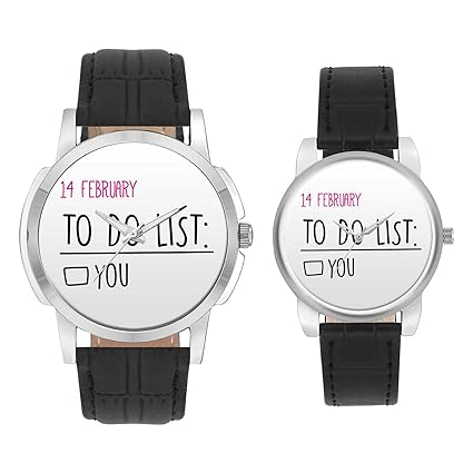 Gifts for Couple, Multicolor Dial Wrist Watch for Men and Women