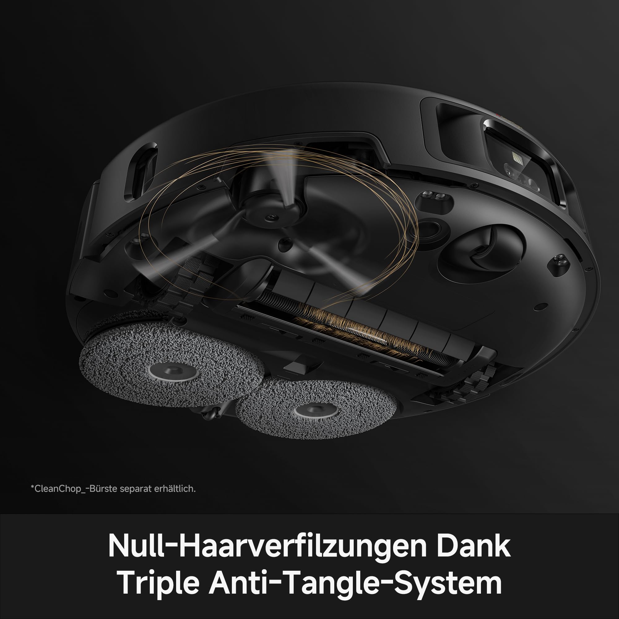 Mova P70 Pro Ultra Saug- & Wischroboter, 30.000Pa Saugkraft, 260U/min Wischmotor, 12N Bodendruck, Seitenbürste & Mopp flexibel erweiterbar, 100°C PTC JetSpray Dryboard, 1 Std. schnelle Mopp-Trocknung 5