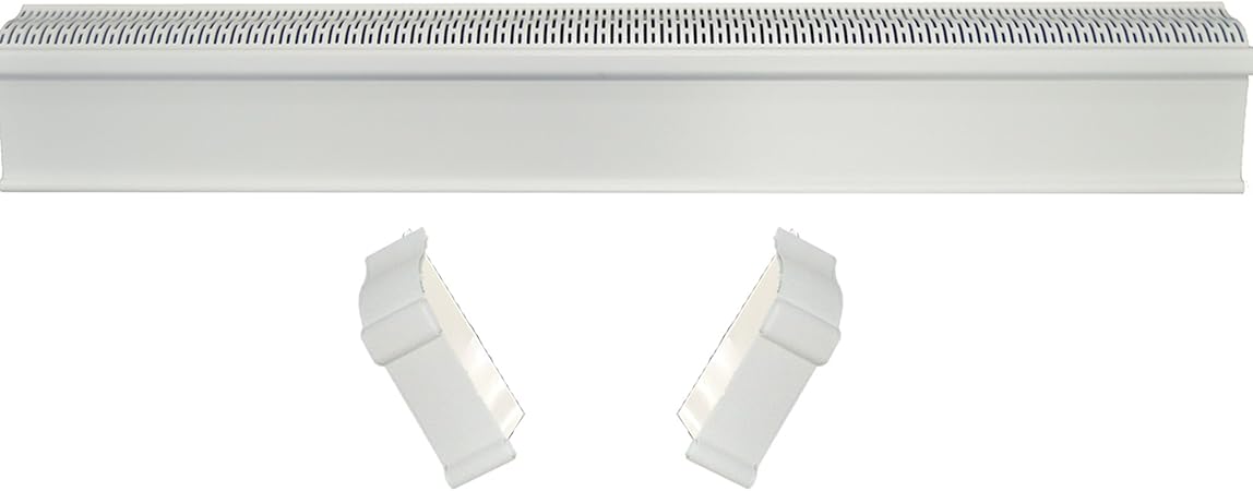 Baseboard Heat Covers Baseboard Heater Cover With End Caps Left