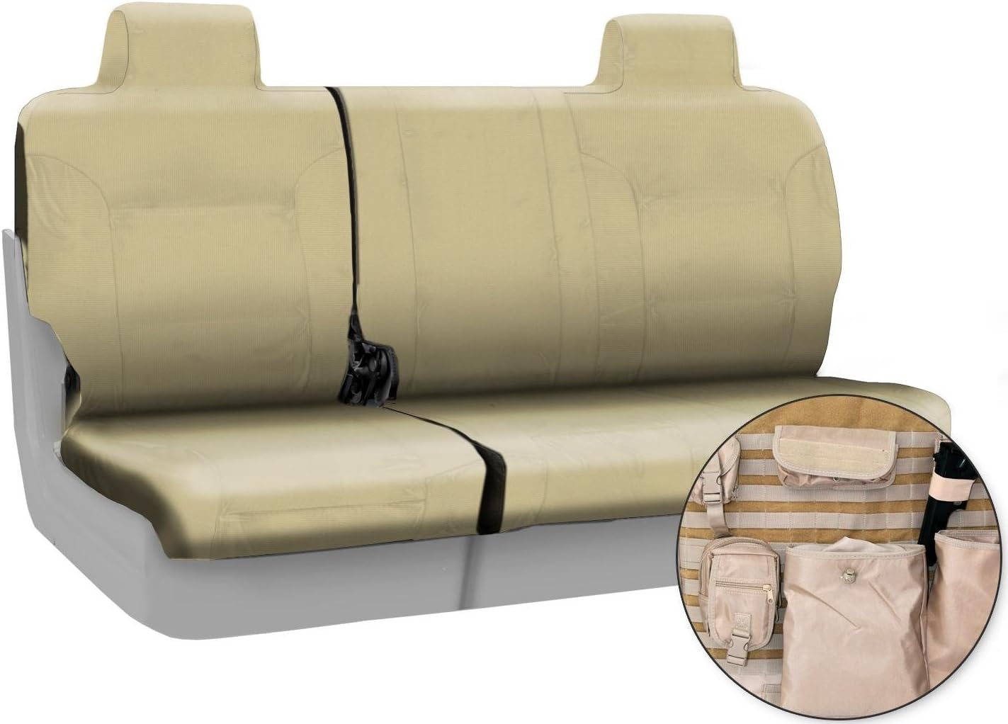 Coverking Rear 60/40 Bench Custom Fit Seat Cover for Select