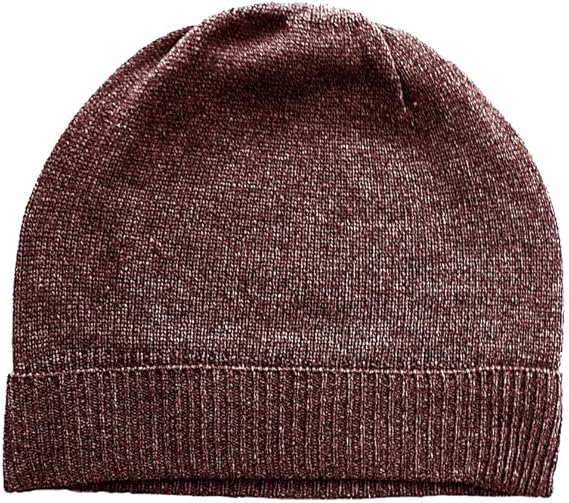 Chocolate Brown Pure 100 Cashmere Beanie Hat Unisex at Amazon Men’s Clothing store Other Products