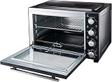 Cooks Professional Mini Portable Oven with Two Ceramic Hobs 48L Black Silver view 6