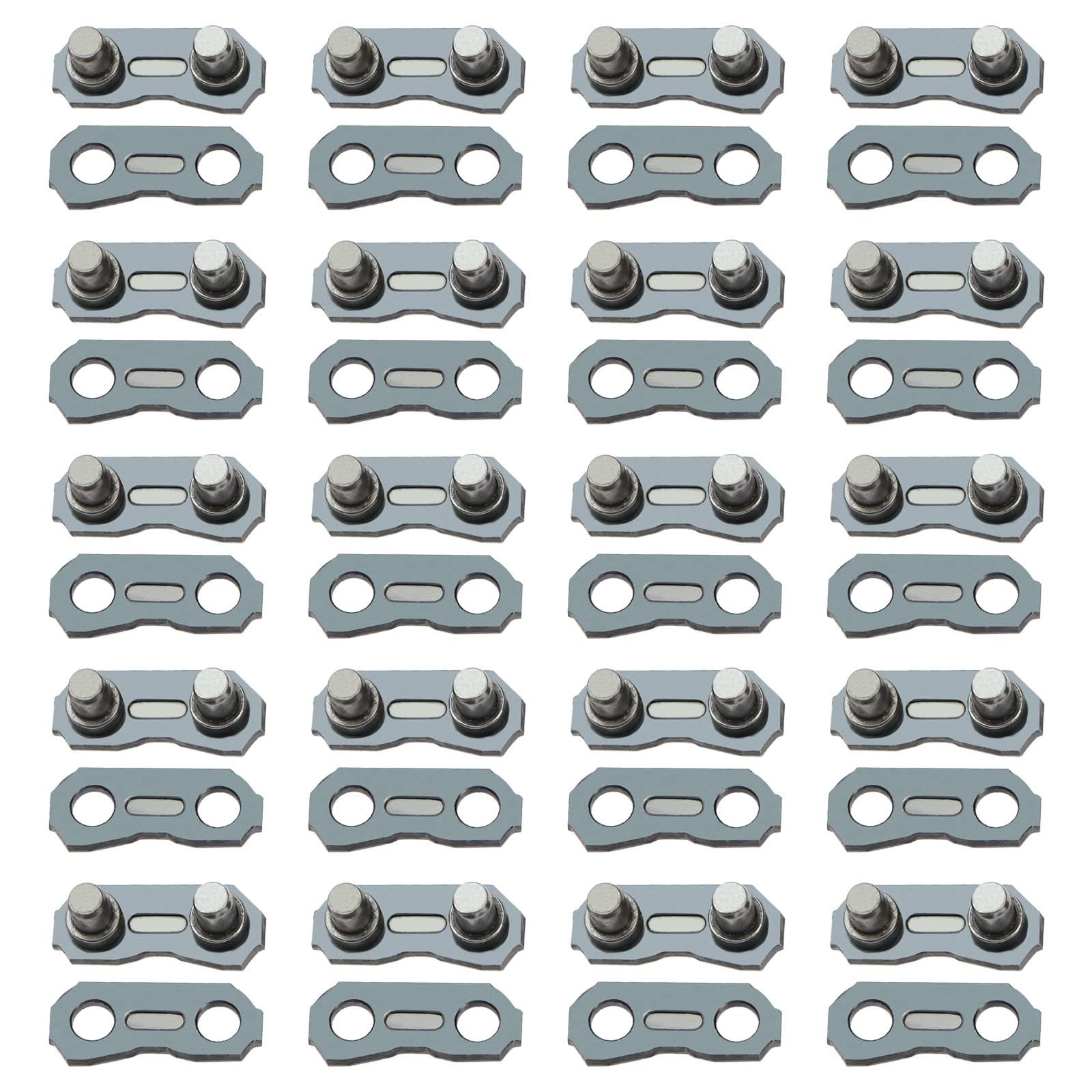 ECSiNG 20 Sets Chainsaw Chain Joining Links Chainsaw Master Link Repair Preset Strap Compatible with 325inch Gauge 1.5mm Chain Fit for Chains from 62 to 86 Links