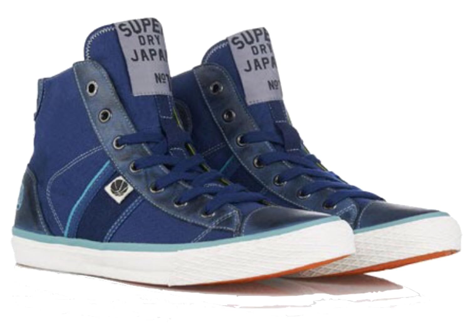 Superdry Men�s Bolt Hightop Trainers (11 UK, Navy Superdry Men�s Bolt Hightop Trainers (11 UK, Navy
