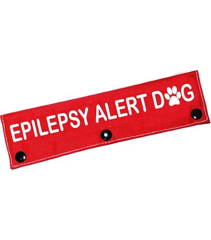 Doggie Stylz Seizure Alert Vest Hunde-Harness – Mit Reflektierenden Patches, Brustumfang 24-31 Cm, Violett
