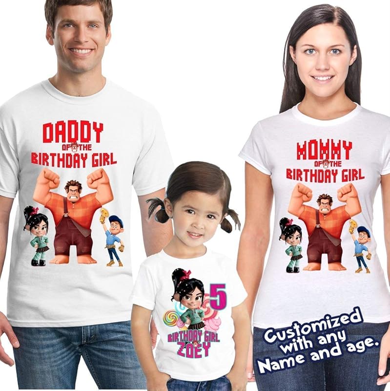 vanellope birthday shirt
