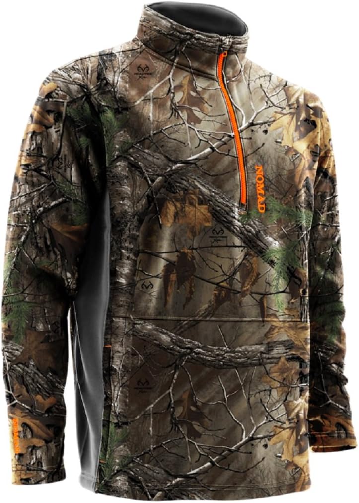 Nomad Men's Southbounder Camo 1/4 Zip Fleece